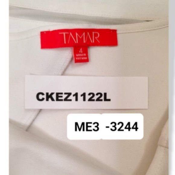 Tamar Braxton Women's White One Shoulder Pullover Bodycon Midi Dress Size 4 - Picture 4 of 4